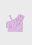Mayoral Kız Çocuk Fistolu Bluz Lila