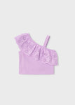 Mayoral Kız Çocuk Fistolu Bluz Lila