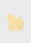 Mayoral Kız Çocuk Fistolu Bluz Sarı
