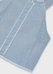 Mayoral Kız Çocuk Halter Yaka Denim Bluz Mavi