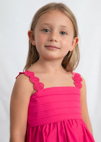 Mayoral Kız Çocuk Saten Elbise Pembe