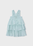 Mayoral Kız Çocuk Şifon Elbise Mint