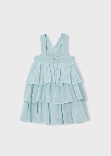 Mayoral Kız Çocuk Şifon Elbise Mint