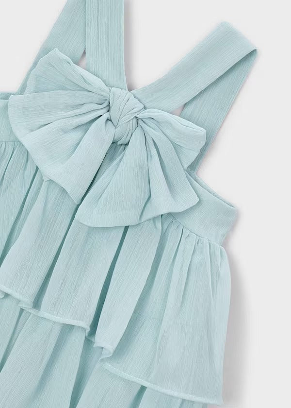 Mayoral Kız Çocuk Şifon Elbise Mint