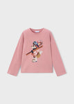 Mayoral Kız Çocuk Uzun Kol Tshirt Pembe