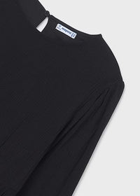 Mayoral Kız Çocuk Yelekli Elbise Siyah