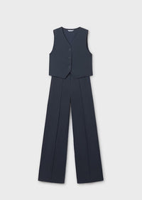 Mayoral Kız Çocuk Yelekli Takım Lacivert