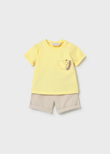 Mayoral Yenidoğan Erkek Bebek Dörtlü Takım Sarı
