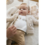 Mayoral Erkek Bebek Ceket Tshirt Eşofman Set Bej