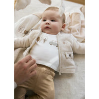 Mayoral Erkek Bebek Ceket Tshirt Eşofman Set Bej