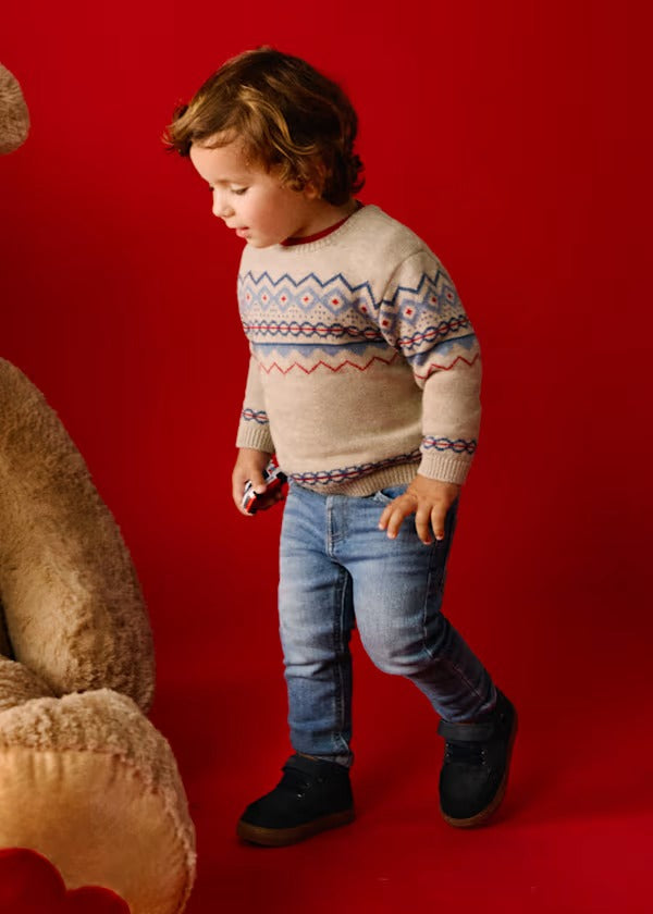 Mayoral Erkek Bebek Slim Fit Jean Pantolon Açık Mavi