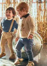 Mayoral Erkek Bebek Slimfit Kot Pantolon Açık Mavi