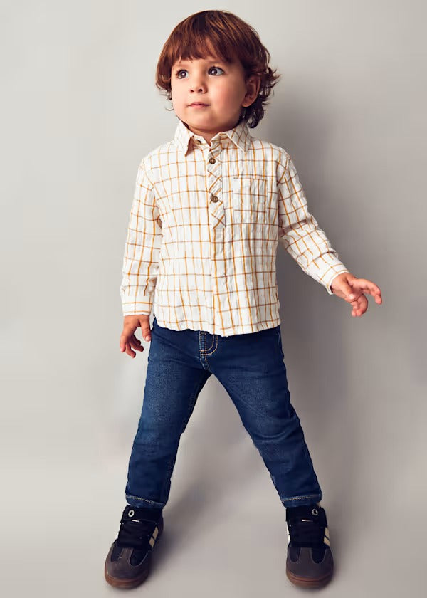 Mayoral Erkek Bebek Slimfit Kot Pantolon Mavi