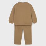Mayoral Erkek Bebek Sweatshirt Pantolon 2'li Set Kahverengi