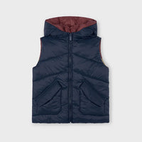 Mayoral Erkek Çocuk Çift Taraflı Anorak Yelek Lacivert Bordo