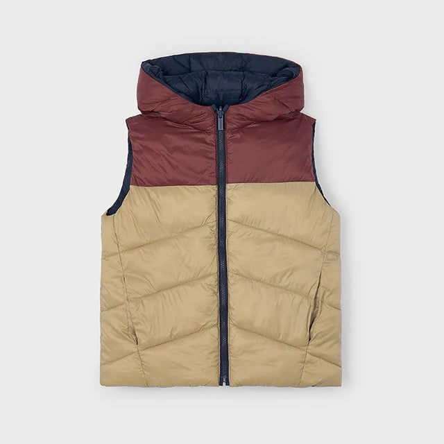 Mayoral Erkek Çocuk Çift Taraflı Anorak Yelek Lacivert Bordo