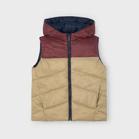 Mayoral Erkek Çocuk Çift Taraflı Anorak Yelek Lacivert Bordo