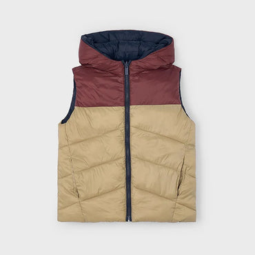 Mayoral Erkek Çocuk Çift Taraflı Anorak Yelek Lacivert Bordo