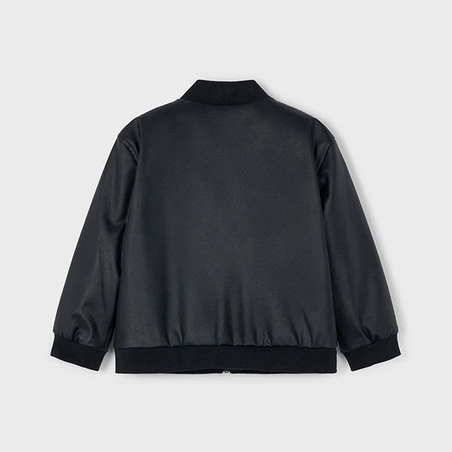 Mayoral Erkek Çocuk Deri Ceket Siyah