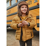 Mayoral Erkek Çocuk Kapüşonlu Uzun Anorak Mont Sarı