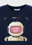 Mayoral Erkek Çocuk Kısa Kol Tshirt Robot Baskılı