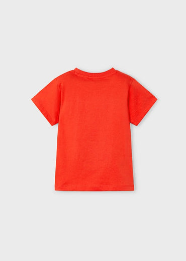 Mayoral Erkek Çocuk Tshirt Logo Baskılı Turuncu