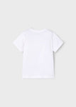 Mayoral Erkek Çocuk Tshirt Logo Baskılı Beyaz