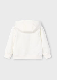 Mayoral Erkek Çocuk Uzun Kol Kapüşonlu Sweatshirt Beyaz