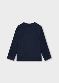 Mayoral Erkek Çocuk Uzun Kol Tshirt Lacivert Baskılı