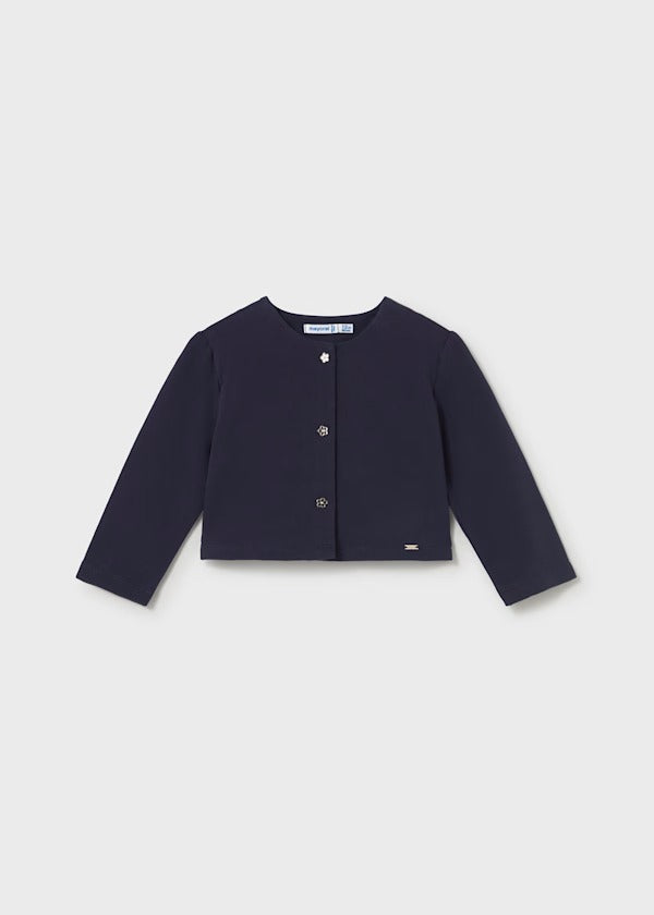 Mayoral Kız Bebek Bluz Ceket Etek Üçlü Set Lacivert