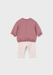 Mayoral Kız Bebek Sweatshirt Tayt Dörtlü Set Pembe