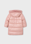 Mayoral Kız Çocuk Astarlı Uzun Şişme Mont Pembe