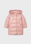 Mayoral Kız Çocuk Astarlı Uzun Şişme Mont Pembe