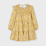Mayoral Kız Çocuk Elbise Sarı Çiçekli