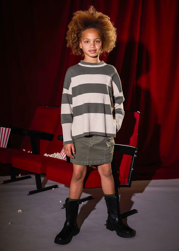 Mayoral Kız Çocuk Etek Cepli Haki