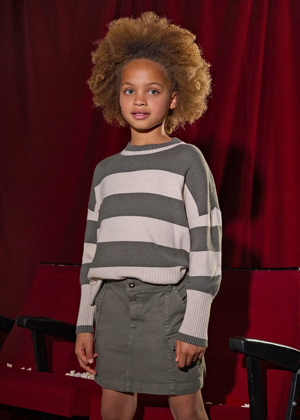 Mayoral Kız Çocuk Etek Cepli Haki