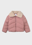 Mayoral Kız Çocuk Kürklü Anorak Mont Pembe