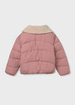 Mayoral Kız Çocuk Kürklü Anorak Mont Pembe