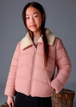 Mayoral Kız Çocuk Kürklü Anorak Mont Pembe