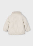 Mayoral Kız Çocuk Şişme Mont Nakışlı Krem