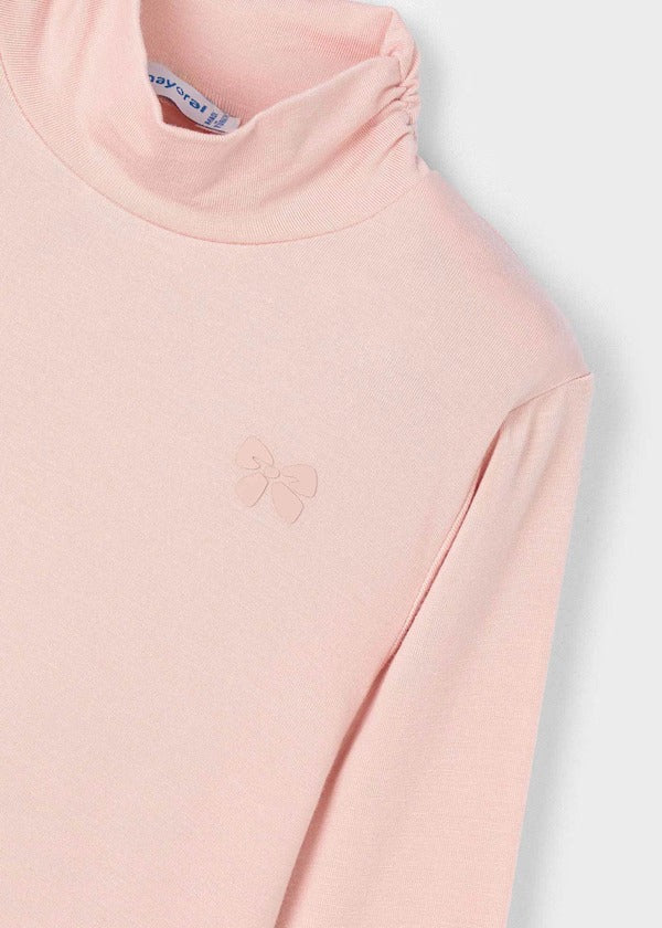 Mayoral Kız Çocuk Yarım Balıkçı Viskos Bluz Pembe