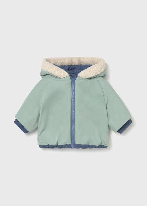 Mayoral Yenidoğan Çift Yönlü Mont Mavi-Mint