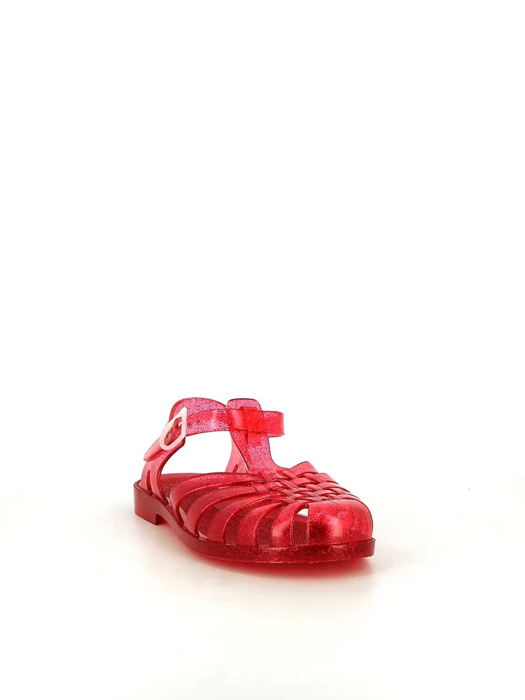 Meduse Yetişkin Sandalet Sun Cerise Paillete Kırmızı