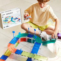 Mideer Magnetic Tiles Arabalı Yarış Pisti