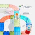 Mideer Magnetic Tiles Arabalı Yarış Pisti