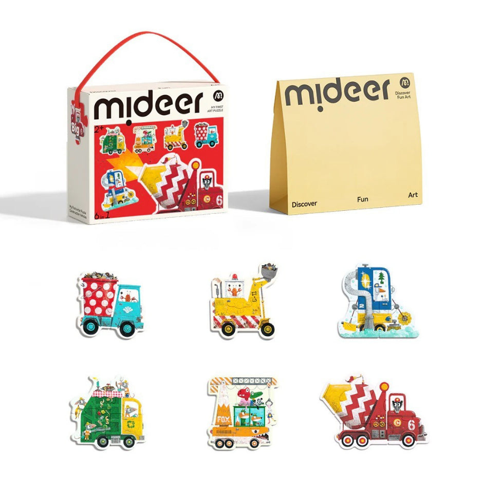 Mideer My First Puzzle İnşaat Araçları