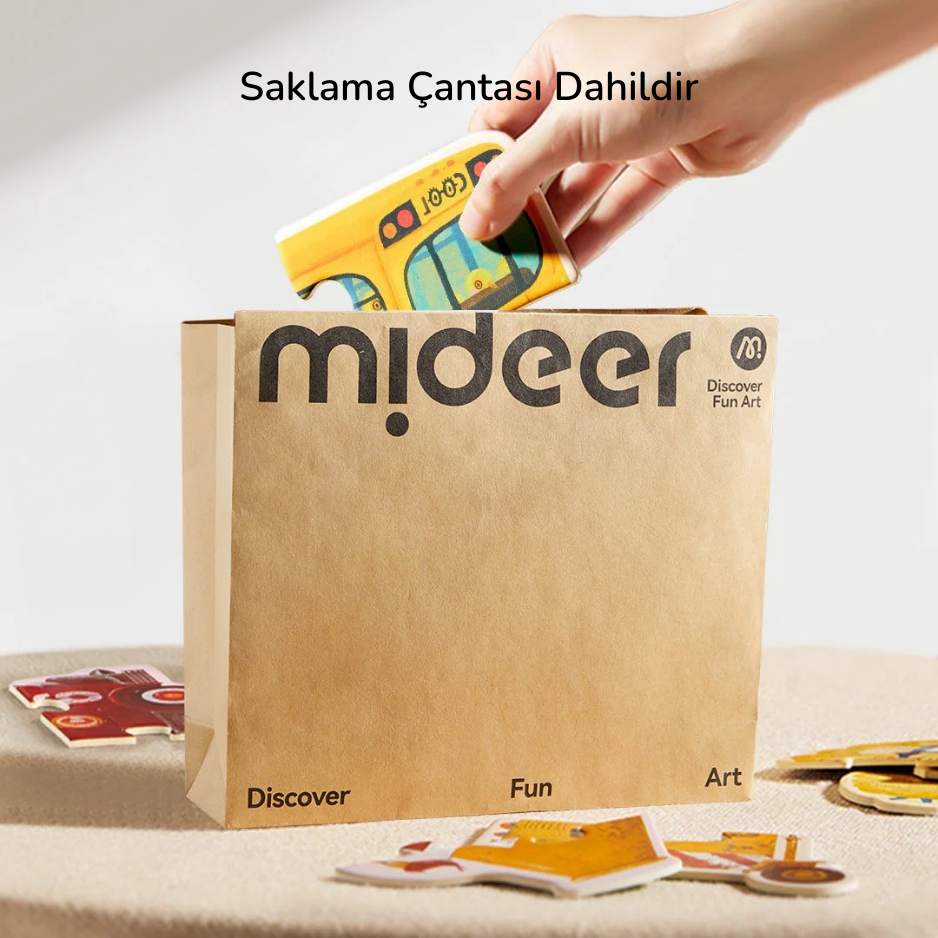 Mideer My First Puzzle Okyanus Hayvanları