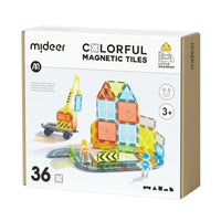 Mideer Renkli Magnetic Tiles Küçük Mimar