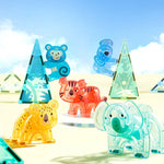 Mideer Renkli Magnetic Tiles Sihirli Orman