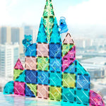 Mideer Renkli Magnetic Tiles Sihirli Orman